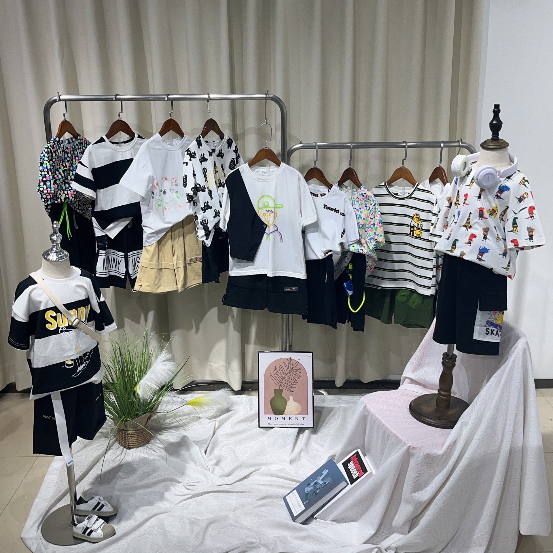 [Miscellaneous Assembly Package] Barabala Children's Clothing Tail Clearance Men's and Women's Suits One-Line Big-Name Short-Sleeved T-Shirts Summer