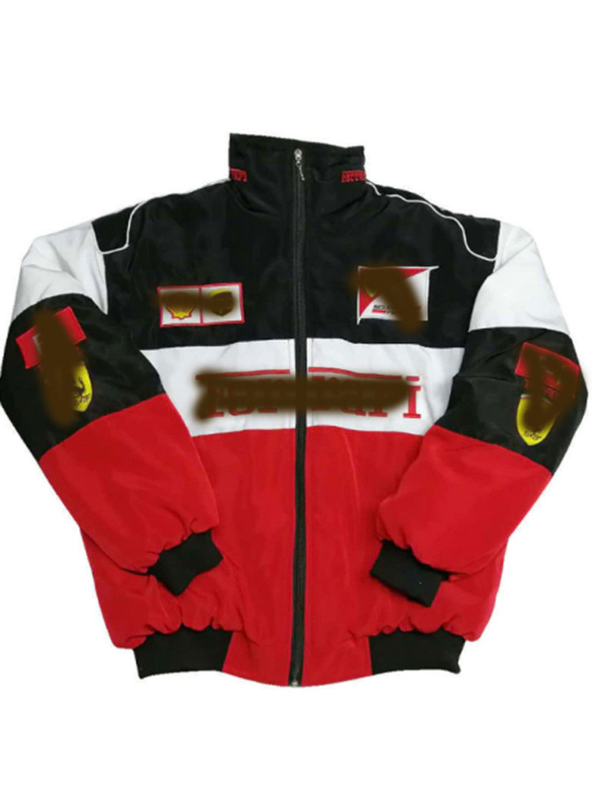 Amazon Foreign Trade Women's 2021 Winter New Cross-Border Popular Printed Casual Loose Long-Sleeved Stand Collar Short Jacket