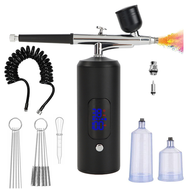 Cross-Border Oxygen Injection and Hydration Instrument Introduction Instrument Painted Inkjet Printer High-Pressure Handheld Nano Spray Beauty Home Oxygen Injection Instrument