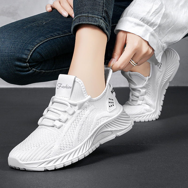 Shoes Women's Summer Explosions Cross-border plus size Women's Shoes Soft Sole Not Tired Feet Flying Weaving Shoes Casual sneaker Running Shoes