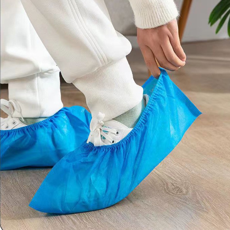 Disposable Shoe Cover Non-woven Thickened Household Indoor Foot Cover Student Adult Wear-resistant Breathable Dust-proof Foot Cover