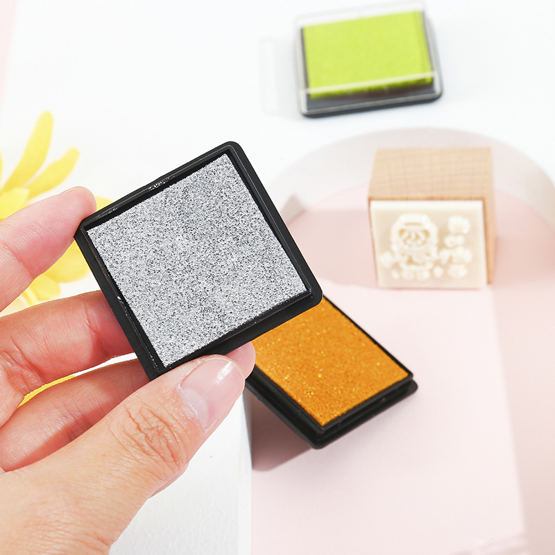 4X4Cm Kidsren's Educational Finger Painting Colorful Ink Pad DIY Finger Painting Ink Pad Ink Pad 20 Colorfuls Cross-Border Hot Style