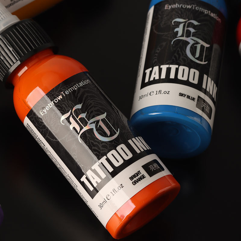 Small tattoo pigment tattoo pigment easy to color color tattoos black genuine goods suit ET tattoo pigment tattoo