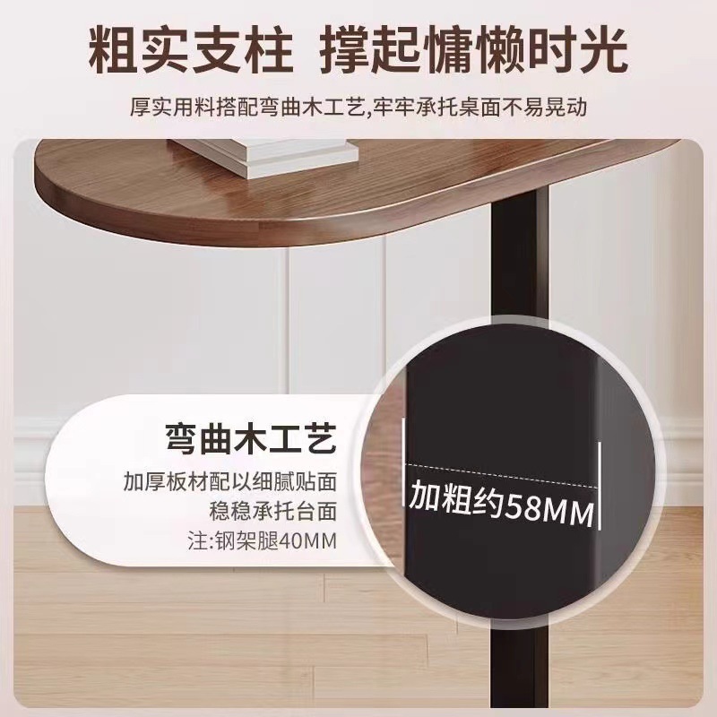 Sofa Side Table Ornaments Bedside Table Small Side Table Light Luxury Advanced Sense Simple Modern Removable Coffee Table Available for Balcony