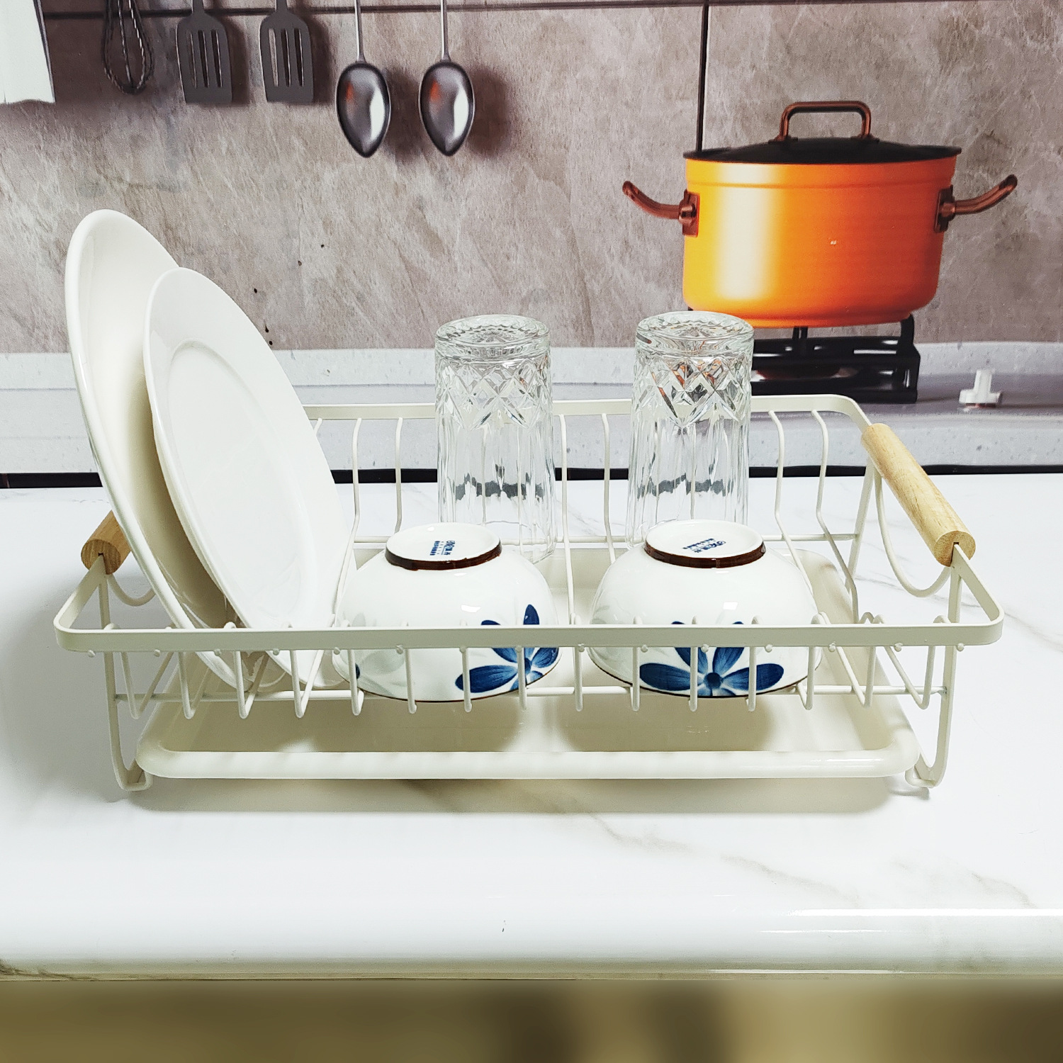 Японская сушилка для посуды, настольный шкаф, фильтр для воды, корзина для хранения