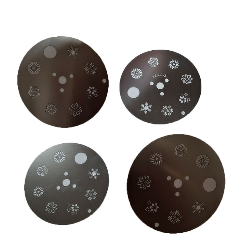 Aluminum Alloy stage beam shaking head chasing light piece luminous pattern plate stage performance lighting projection metal light piece