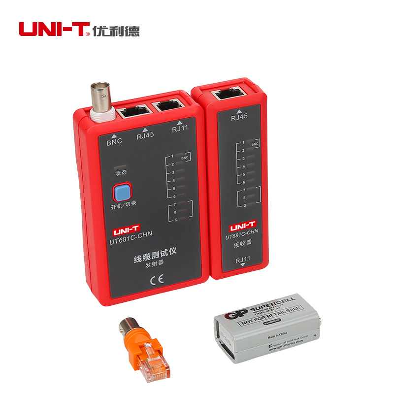 Unilide Network Cable-To-Wire Meter Ut681L/Ut681C/Ut681Hdmi Network Cable Checker Cable Tester