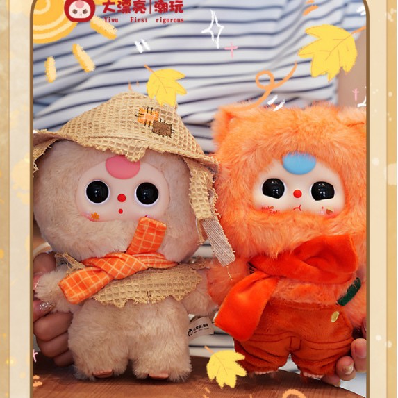 In-Stock Bubble Mart Baby Three Doll Three-Year-Old Autumn Fairy Tale Blind Box Trendy Toy Internet Celebrity Cross-Border Hot Sale Wholesale