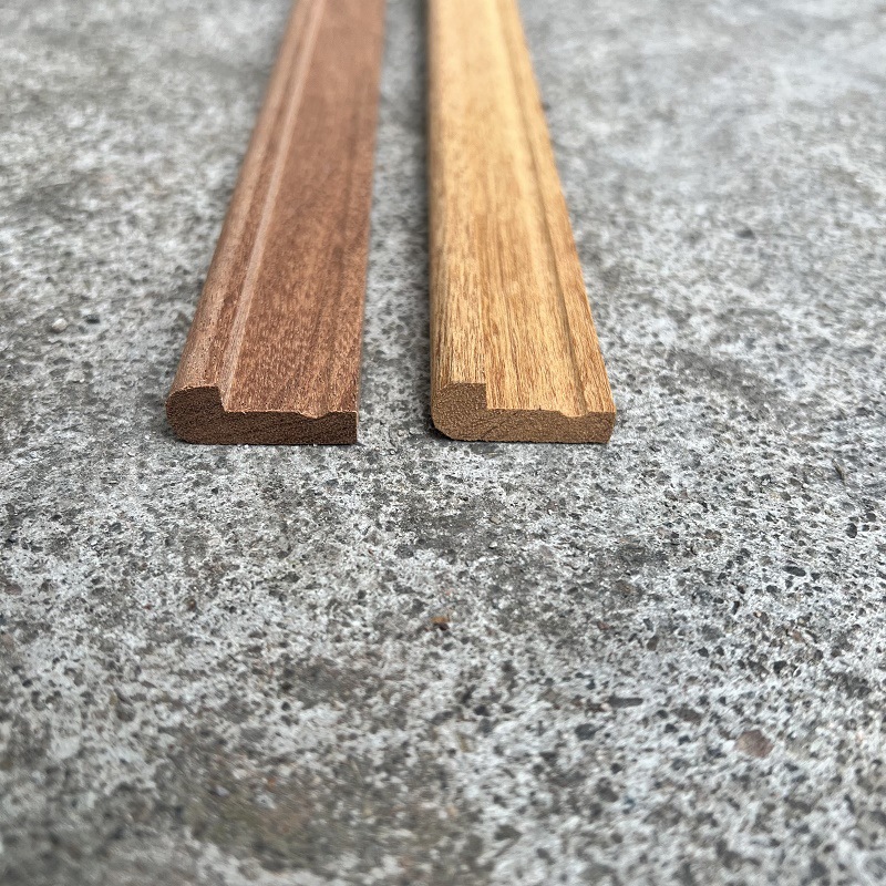 Solid wood line source wholesale modeling photo frame line manufacturers directly supply teak hook line Sapri photo frame line wood