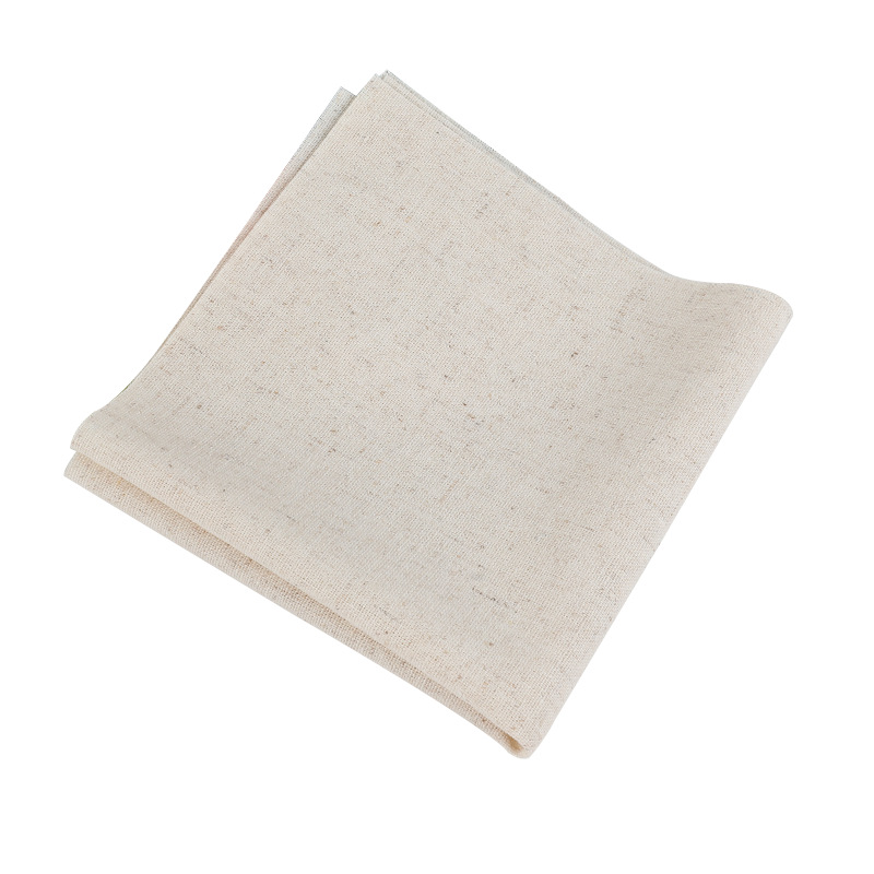 Practice Cotton and Linen Fabric Handmade Embroider Small Cloth DIY Cloth Practice Hand Colorful Cloth Piece 25*25cm 1 Piece