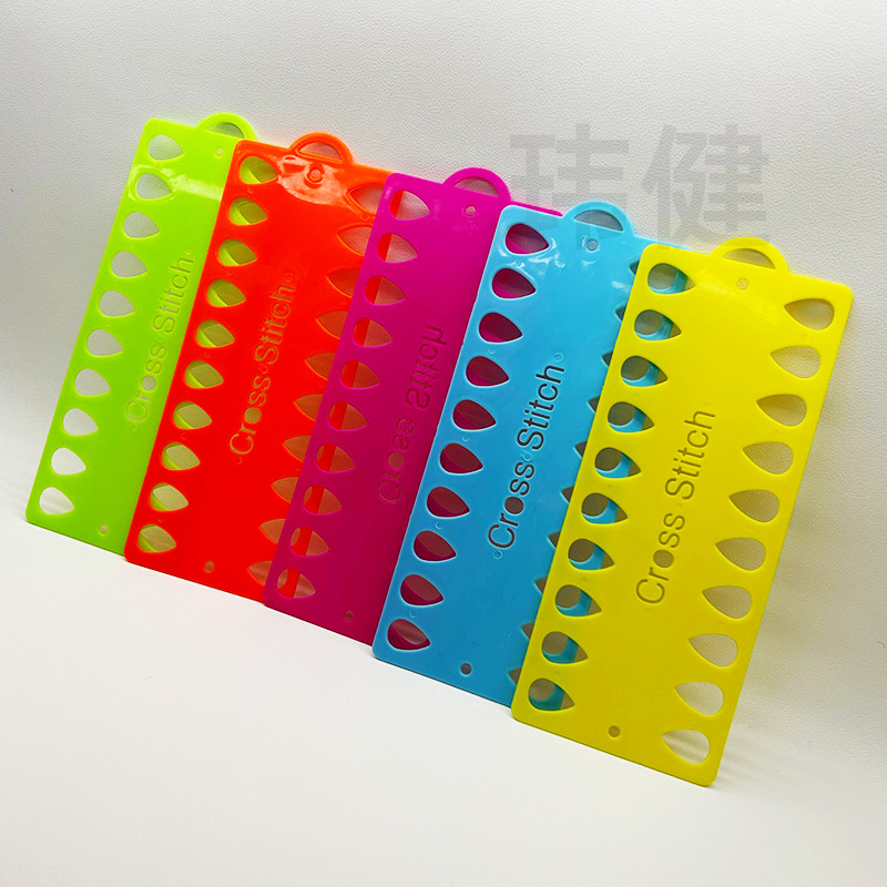 New Chinoiserie Cross Stitch Winding Board Plastic Large Colorful Winding Winder DIY Hand Winding Water Drop Winding Tool