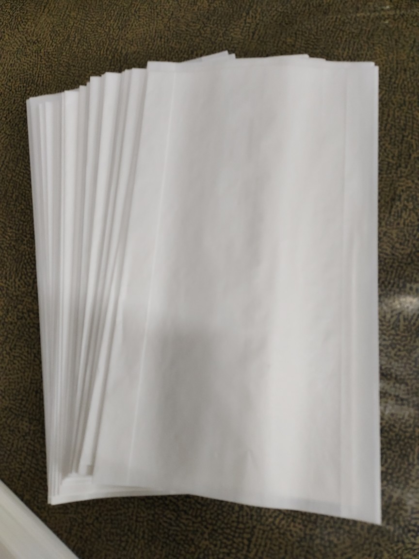 Glasin paper bag special packaging for computer fan wax paper bag