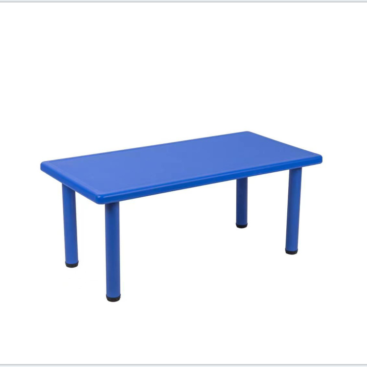 Kindergarten Table Trusteeship Early Education Set Plastic Rectangular Children's Home Dining Learning Writing Table and Chair Set