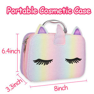 Amazon Children's Makeup Toys Play House Unicorn Sold Makeup Dressing Cosmetics Toys Eyeshadow Lipstick Set