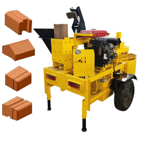 Mobile Cement Concrete Brick Making Machine, Hollow Brick Egg Laying Machine, Small Hydraulic Brick Making Machine, Slope Protection Brick Machine