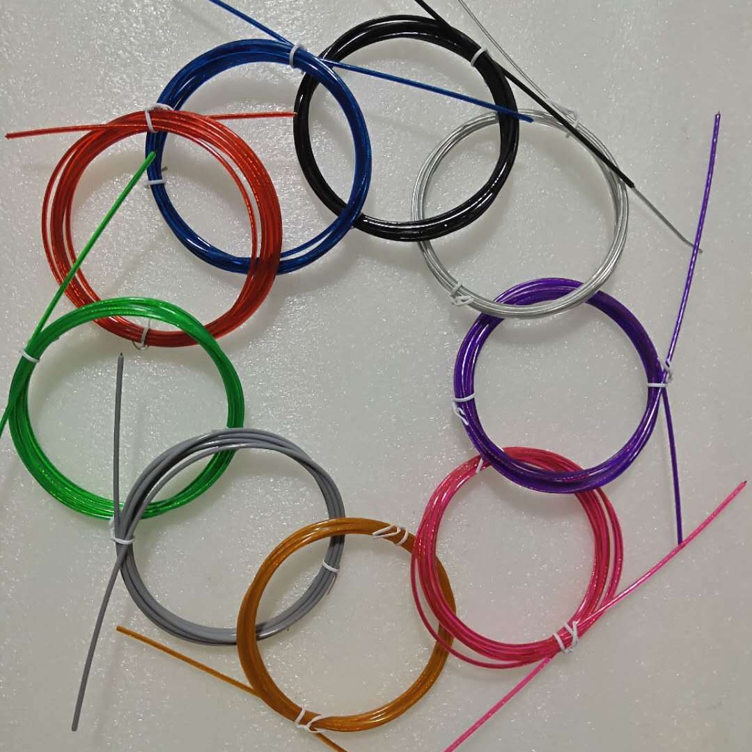 2.5mm Thick Steel Wire Jump Rope Accessory Spare Rope Pvc-Coated Steel Wire Coil Jump Rope Parts 3m Long