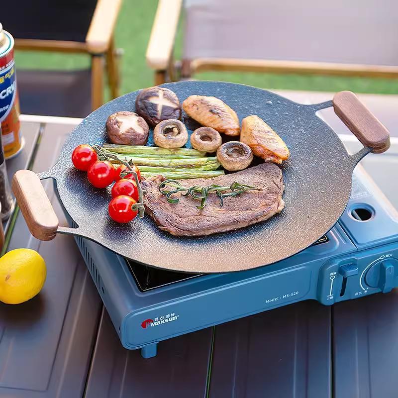 Fresh pulse card stove 520 with windproof ring outdoor large firepower card stove hot pot camping portable gas stove portable