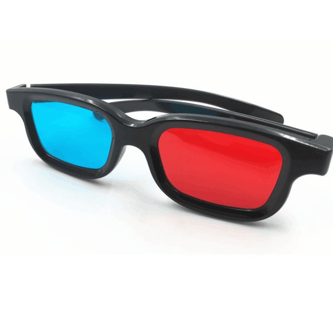 Factory Red and Blue line polarized round polarized green and red fireworks 3D glasses