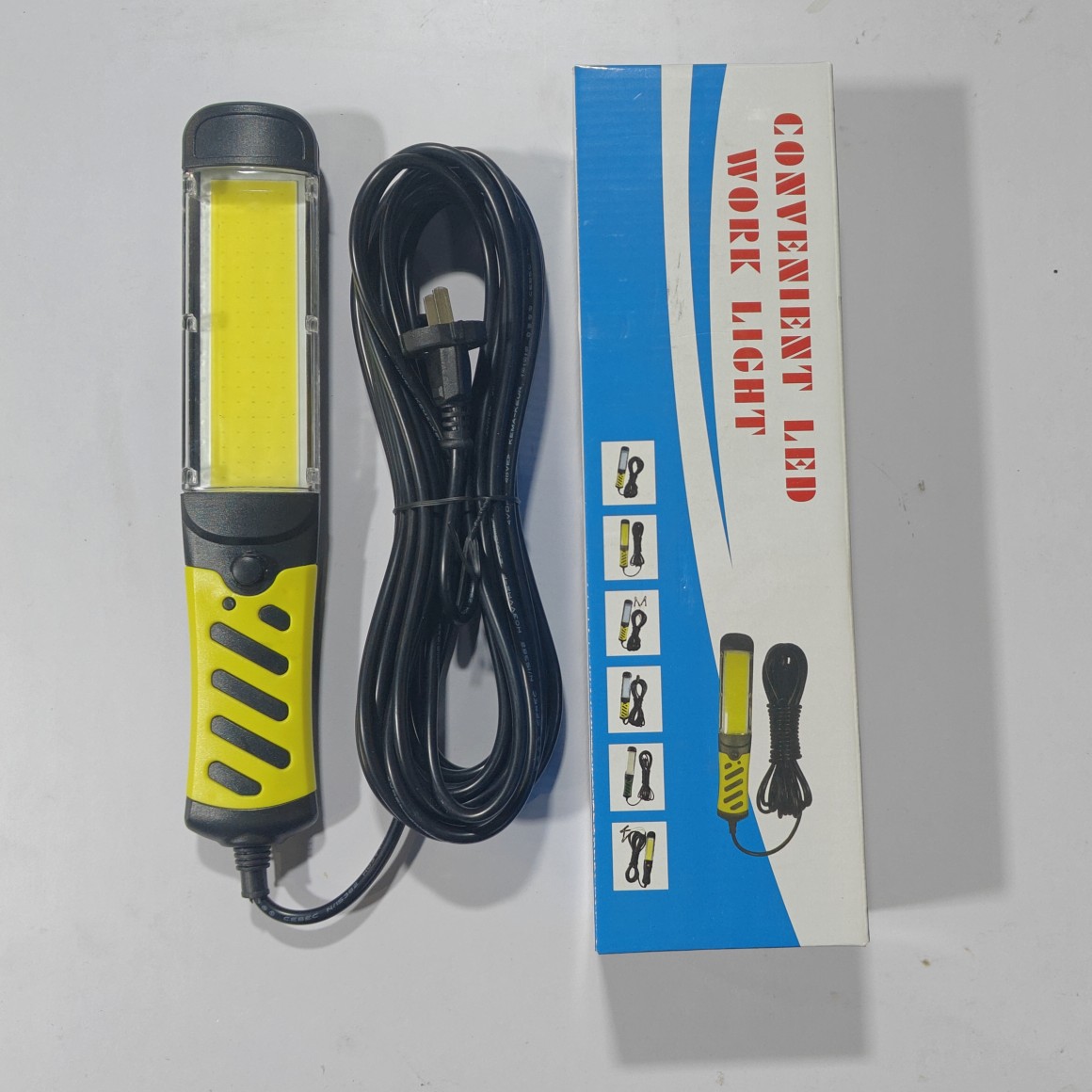 Led work light repair light COB auto repair light repair light outdoor light 220v strong light strong magnetic repair light magnet light