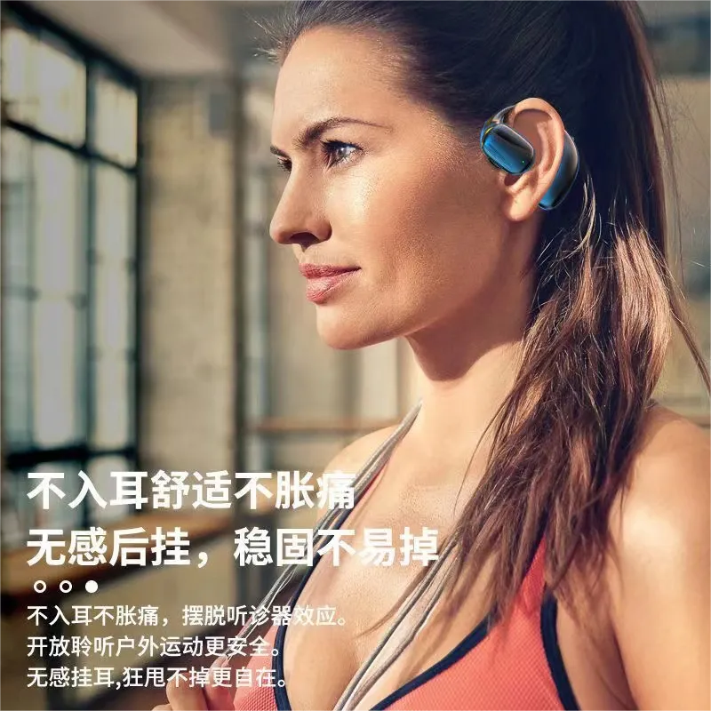 Ows Bluetooth Headset Single Ear 2024 New Wireless Sports Noise Reduction Ear-Mounted Super Long Battery Life