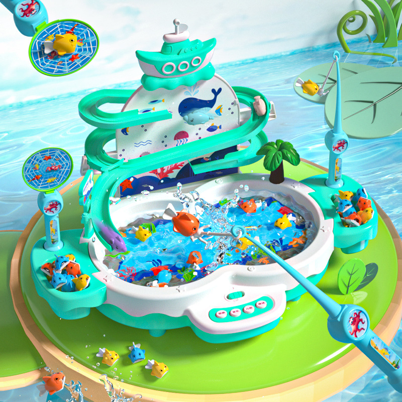 Игрушка для рыбалки электрическая магнитная детская головоломка для 2-3 летнего ребенка раннее образование интеллект для девочек