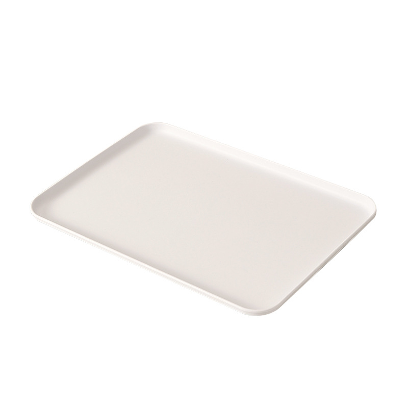 Ins Style Tea Tray Rectangular Commercial Coffee Dessert Bread Fruit Tray Water Cup Tea Cup Storage Tray Wholesale