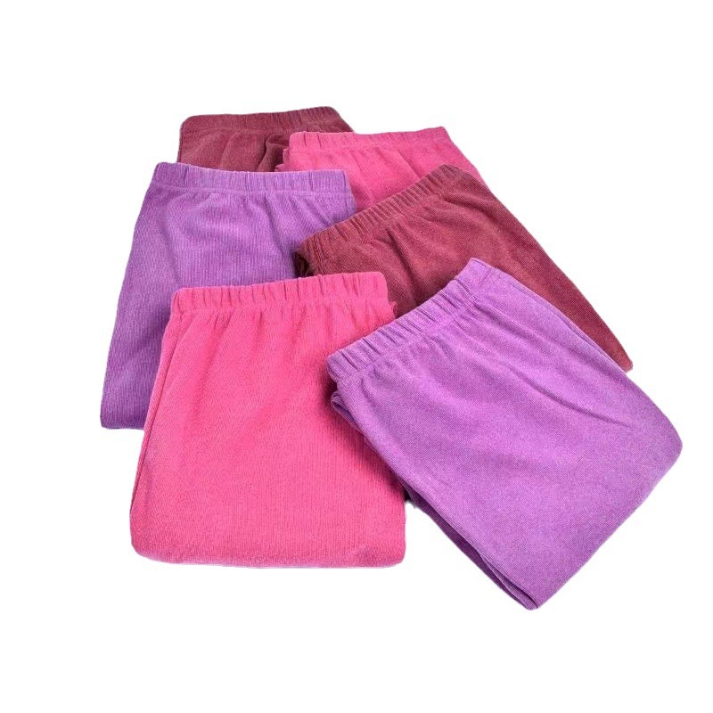New product market stall grandma de velvet autumn pants wear middle-aged and elderly leggings warm pants women's autumn and winter pants sold