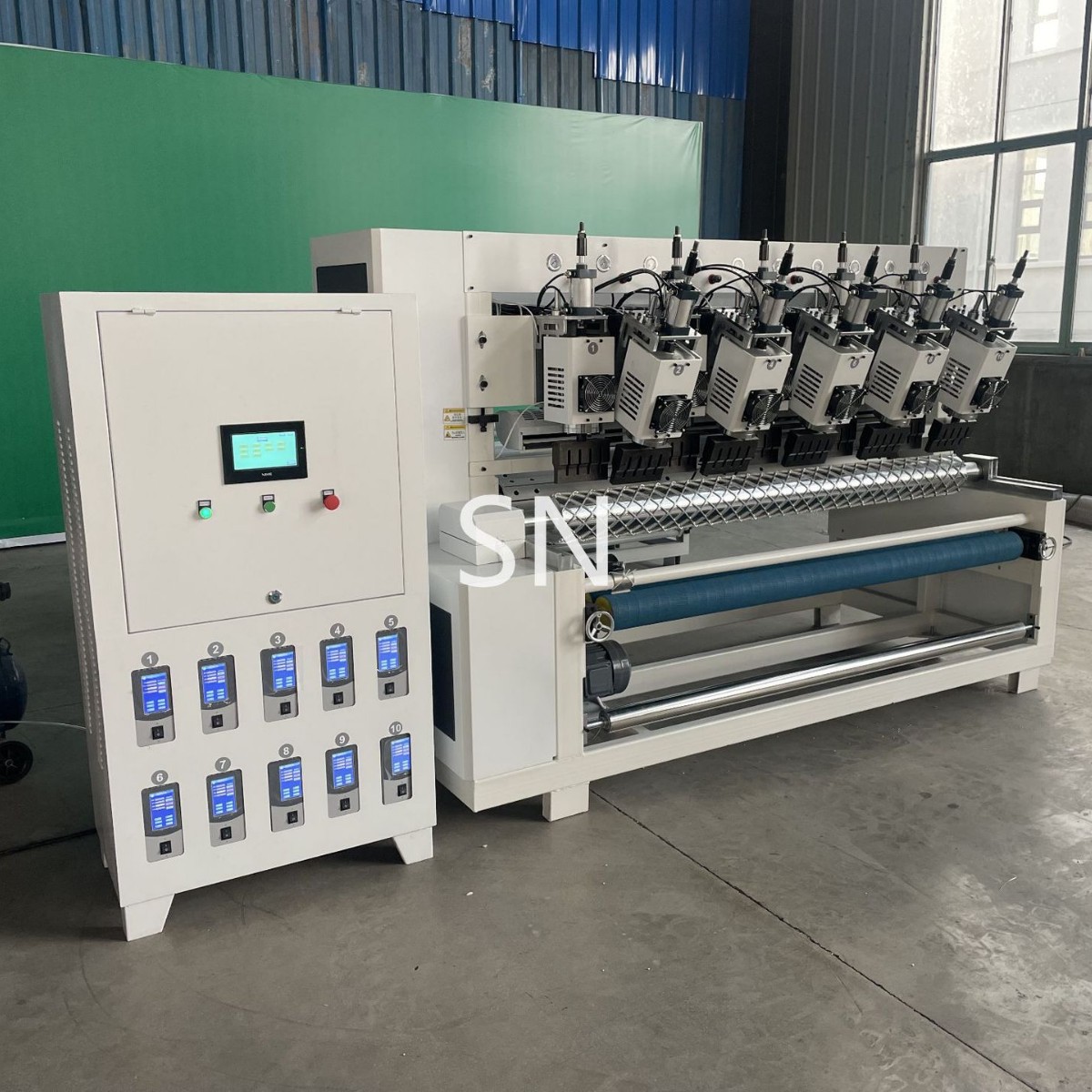 Sn-U1800 Ultrasonic Embossing Machine Digital Pneumatic Ultrasonic Embossing Machine Glueless Laminating Machine
