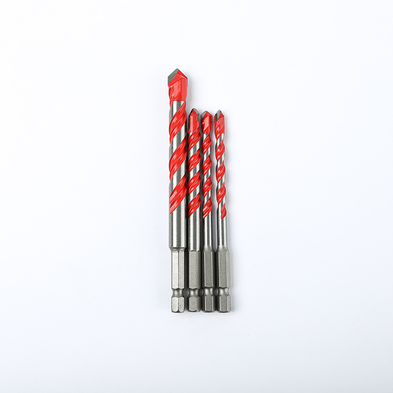 Factory Direct Sales Hexagonal Handle King Drill Wall Tile Cement Wall Steel Bar Glass Tile Special Alloy Drill Bit Hole Artifact