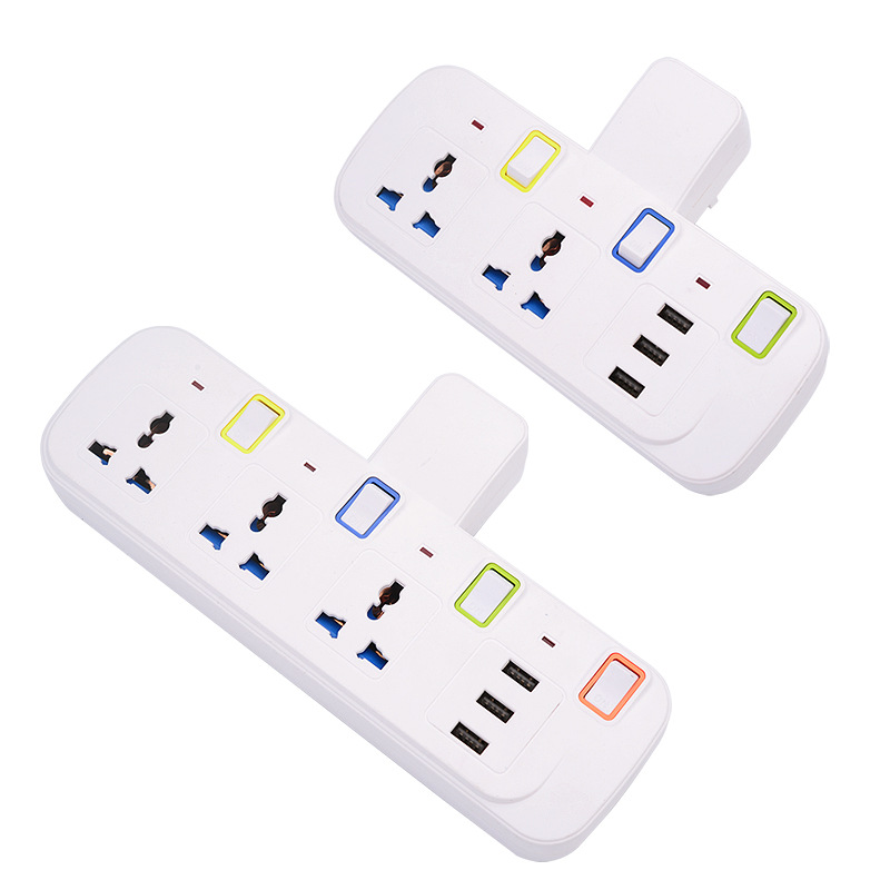 Cross-border foreign trade wholesale British and European gauge with USB multi-function wiring board multi-switch Jack household with insurance row plug