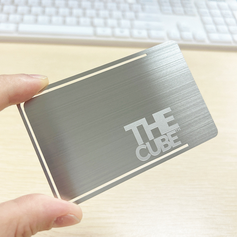 Factory Direct Sales Metal Business Card Matte Black Colorful Points Card Exquisite Cut Out Lace Vip Stainless Steel Membership Card