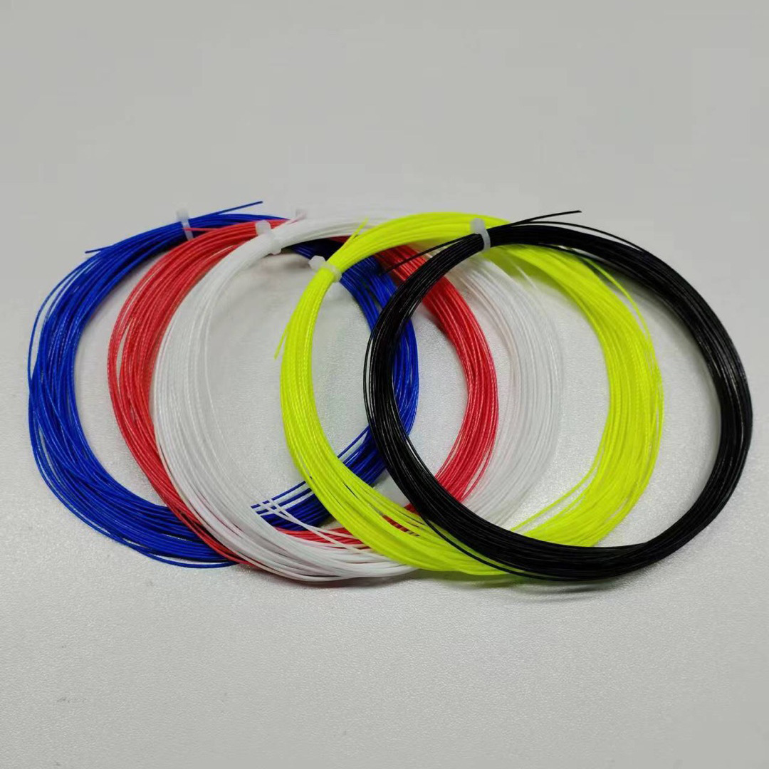 Badminton String Wholesale 0.75 mm 22 Pounds Durable Badminton Racket String Factory High Elastic Training Ball String Can Be Shipped on Behalf of Others