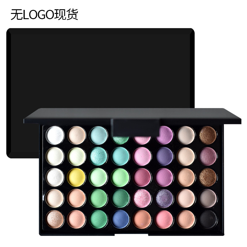 Universal European and American Foreign Trade Matte Combination Domestic Brand Earth-Tone Fairy Eyeshadow Palette 40 Colors Eyeshadow