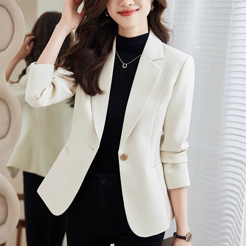 Western Style Blazer for Women 2024 New Spring and Autum Elegant Top High-end Slim Slim Casual Small Suit