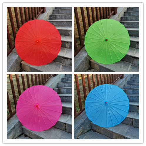 Ancient costume oil paper umbrella silk umbrella classical umbrella dance umbrella performance props decoration ceiling umbrella kindergarten painting umbrella