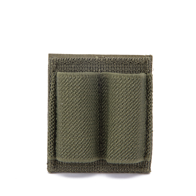 Outdoor 2 Hole Shotgun Bag Accessories 7.62mm Tactical Velcro Bulk Tools Velcro Bullet Bag