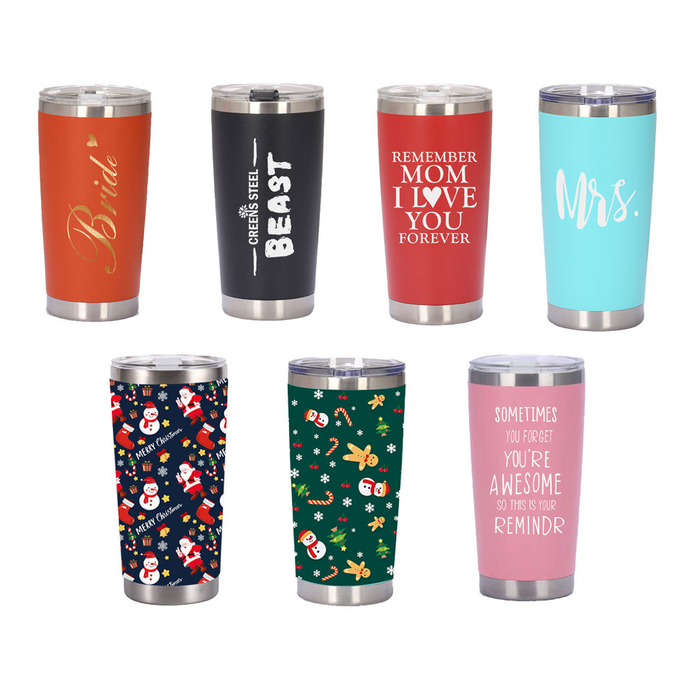 Cross-Border Customized Stainless Steel Egg Cup, Champagne Cup, Travel Cup, Christmas Gift, Simple, Creative and Trendyy, Printable Logo