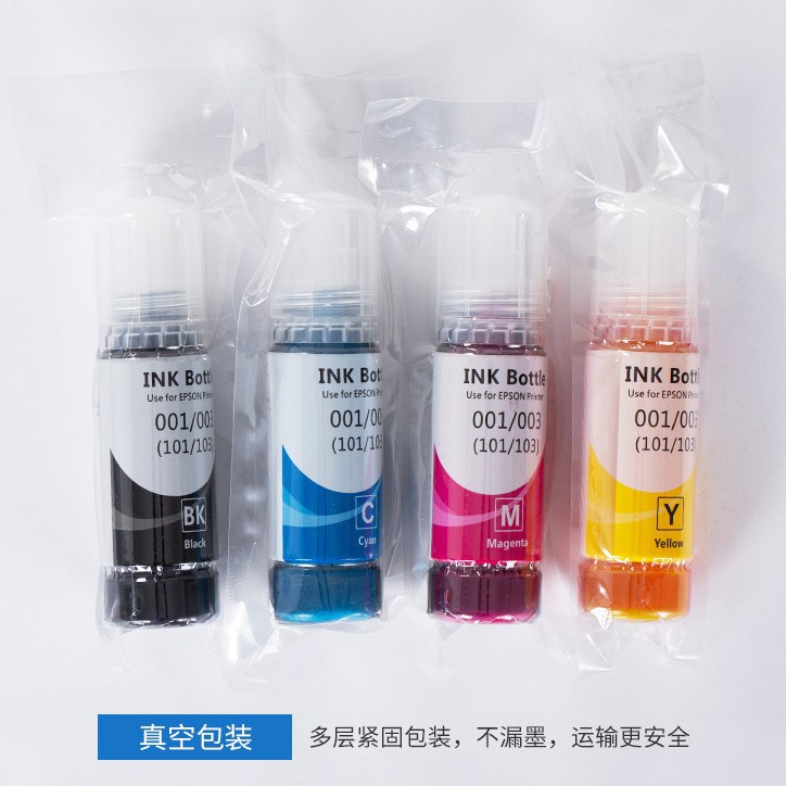 Wholesale Compatible Epson Printer Ink 003 Export 101 103 001 Southeast Asia, Hong Kong, Australia and Taiwan Africa