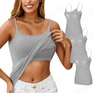 Foreign Trade Explosions Camisole Long with Chest Pad Modal One-piece Tube Top Wrap Chest Back Basing Cross-border