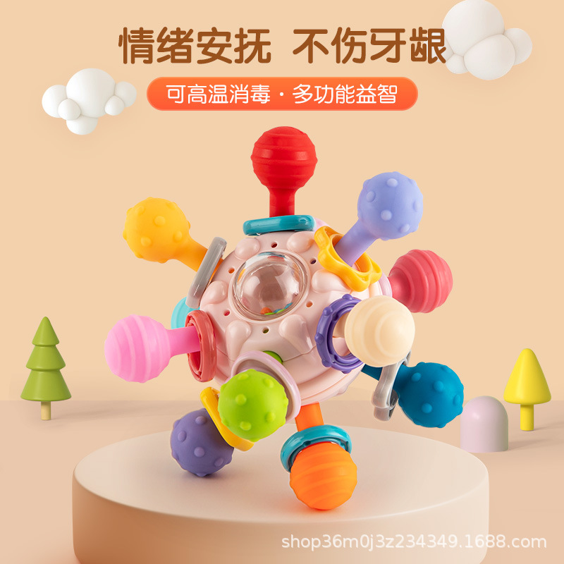 Cross-border Baby Early Education Educational Learning Cognitive Relief Square Soft Building Blocks Stacked Lele Vinyl Soft Rubber Building Blocks Toy