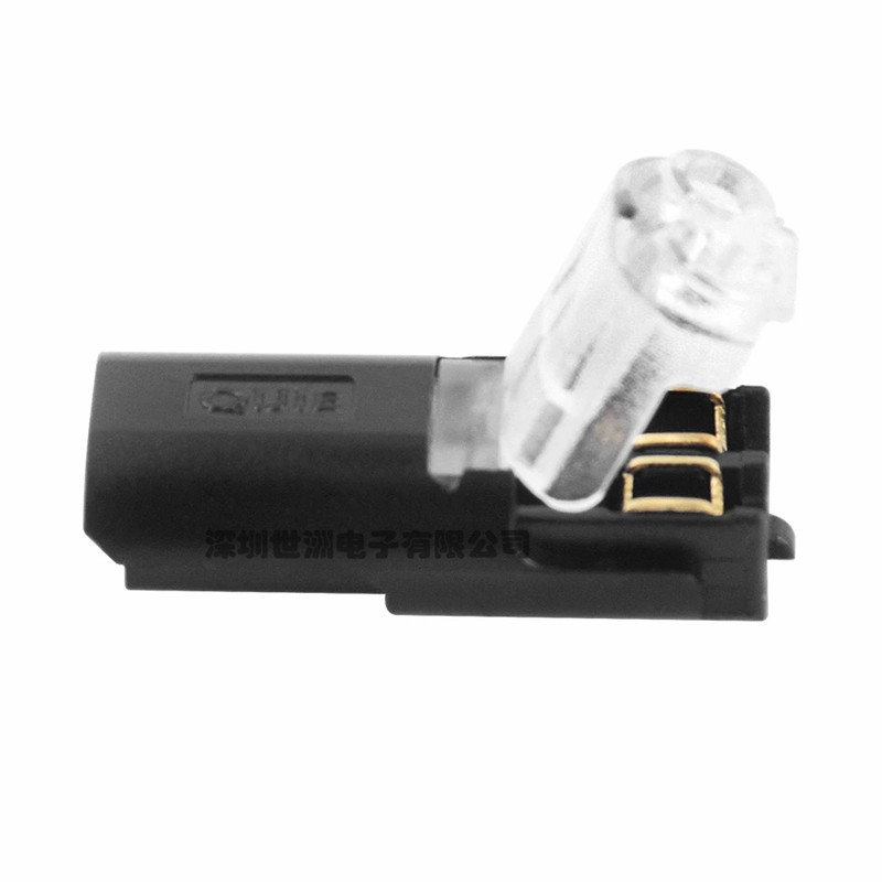 D2 Interplug Connector 2Pin Red and Black Wire Power Cord Free Stripper Crimp Terminal with Locking Buckle