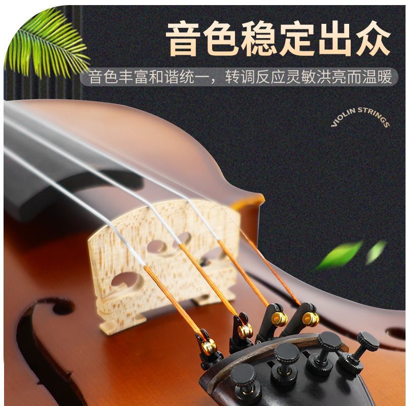 Alice Alice Violin Strings A713 Nylon Performance Grade Violin Strings Set Children's Strings