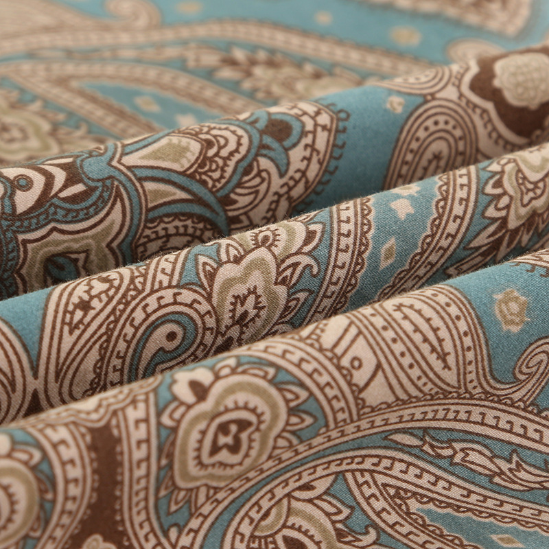 Factory direct batch cotton 60s satin long staple cotton bedding processing fabric 2.8 mite wide printed fabric