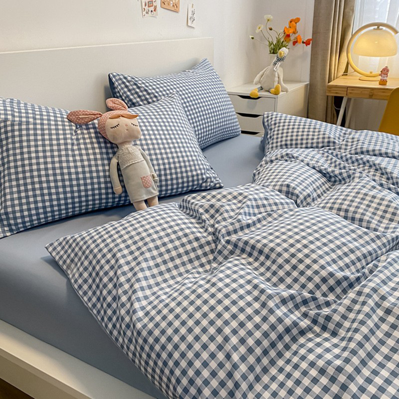 Wholesale Cartoon Printed Flannel Duvet Cover for Dormitory, Simple Quilt Cover for Single and Double Beds, Home Bedding for Winter