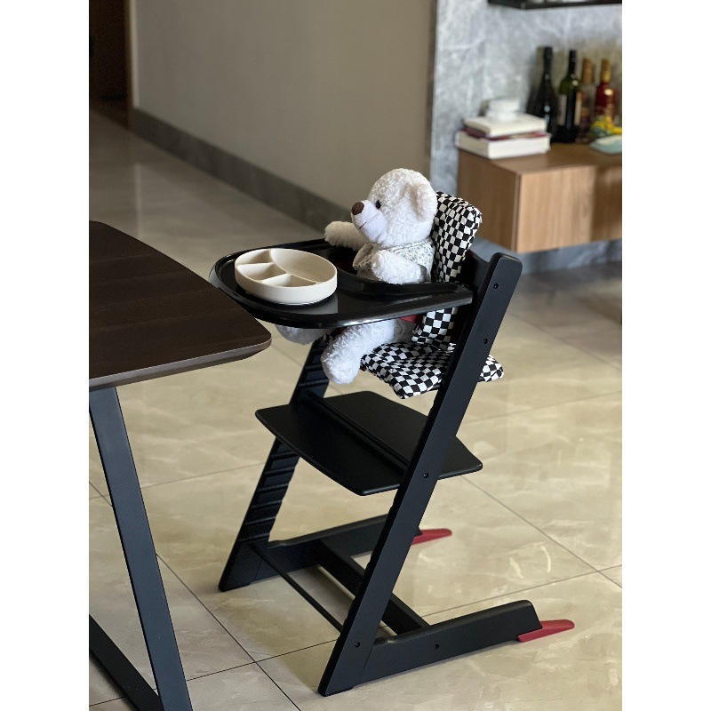 Стул для роста детей, детский обеденный стул, стул из массива дерева, домашний стул, бук, многофункциональный детский обеденный стул