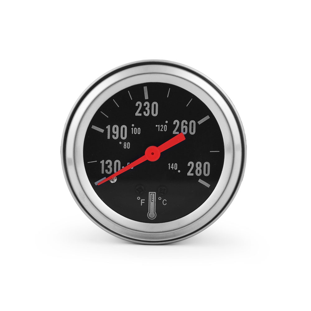 Car Modified Mechanical Water Temperature Gauge Dual Display 50-140 ℃ /130-280 ℉ With 3 Adapters