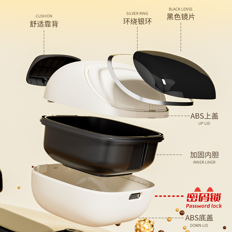 Universal Electric Vehicle Trunk Suitable for Yadea Q50M Aima Metaverse Small Electric Scooter Trunk Storage