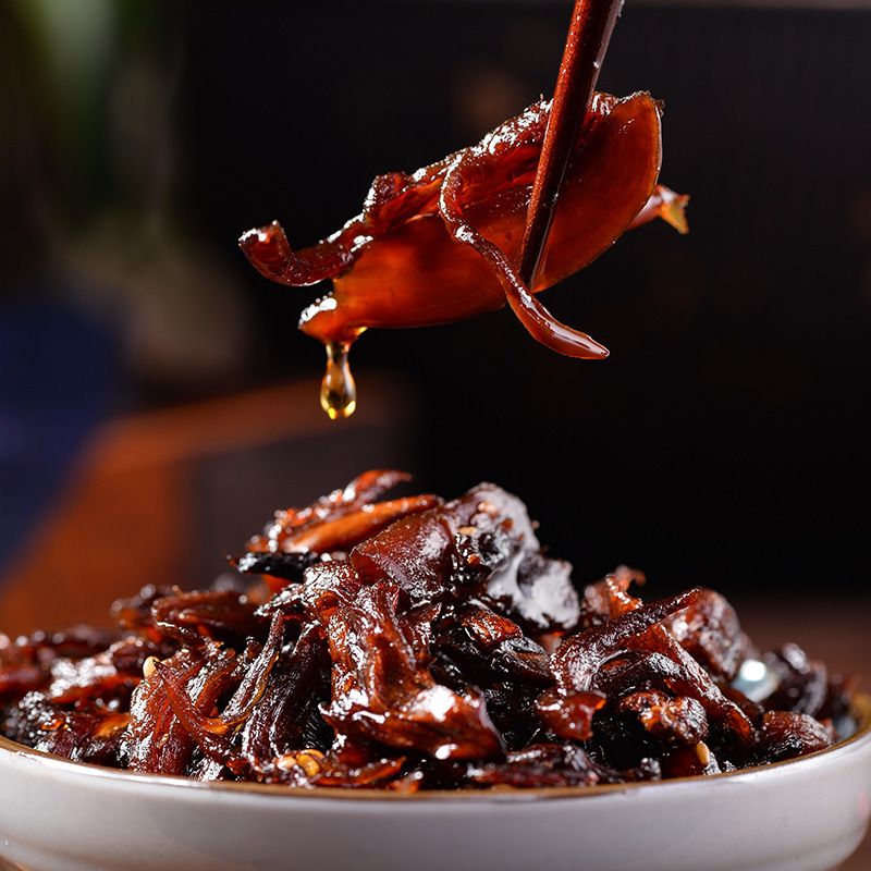 Oily Gallinobacteria 200g Bagged Matsutake Mushrooms/Porus Mushrooms Yunnan Specialty Fried Mushrooms Spicy Ready-To-Eat Mushrooms and Pickles