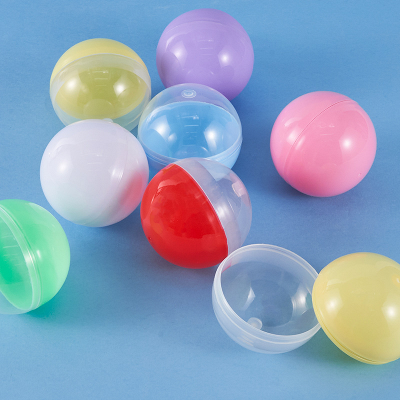in stock Wholesale 45mm Gashapon Toys Commercial Children's Toy Accessories Translucent Full Transparent Gift Ball Shell