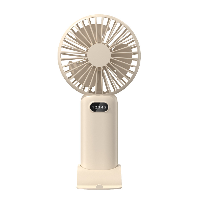 2025 Handheld Small Fan, Small Portable Mini High-Wind Handheld Student Dormitory USB Rechargeable